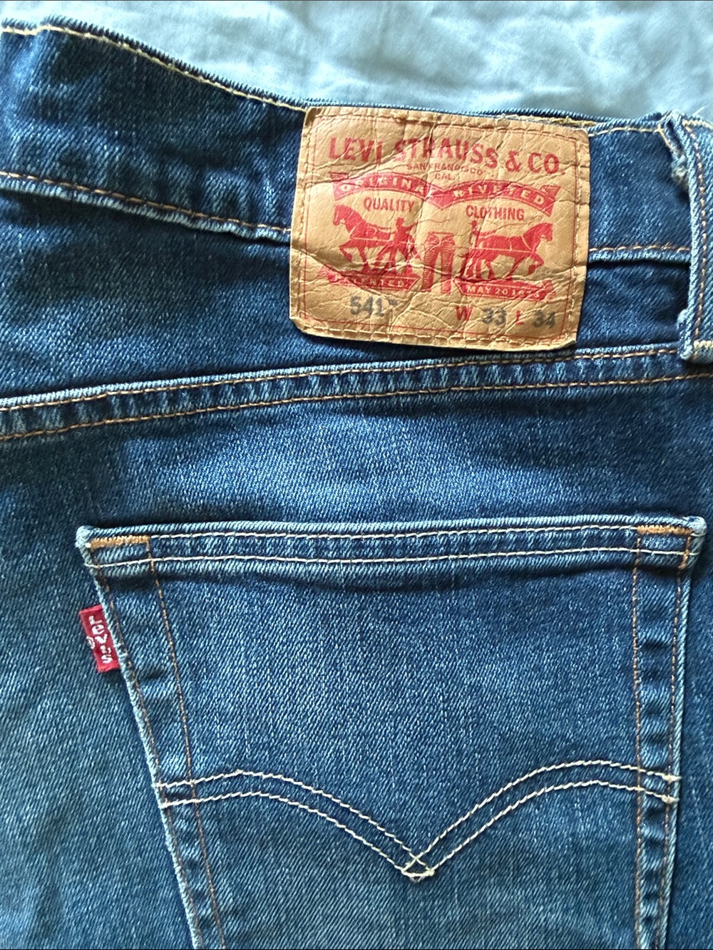 541 Athletic Levi's Blue Denim Jeans 33x34
